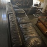 Leather sofa set