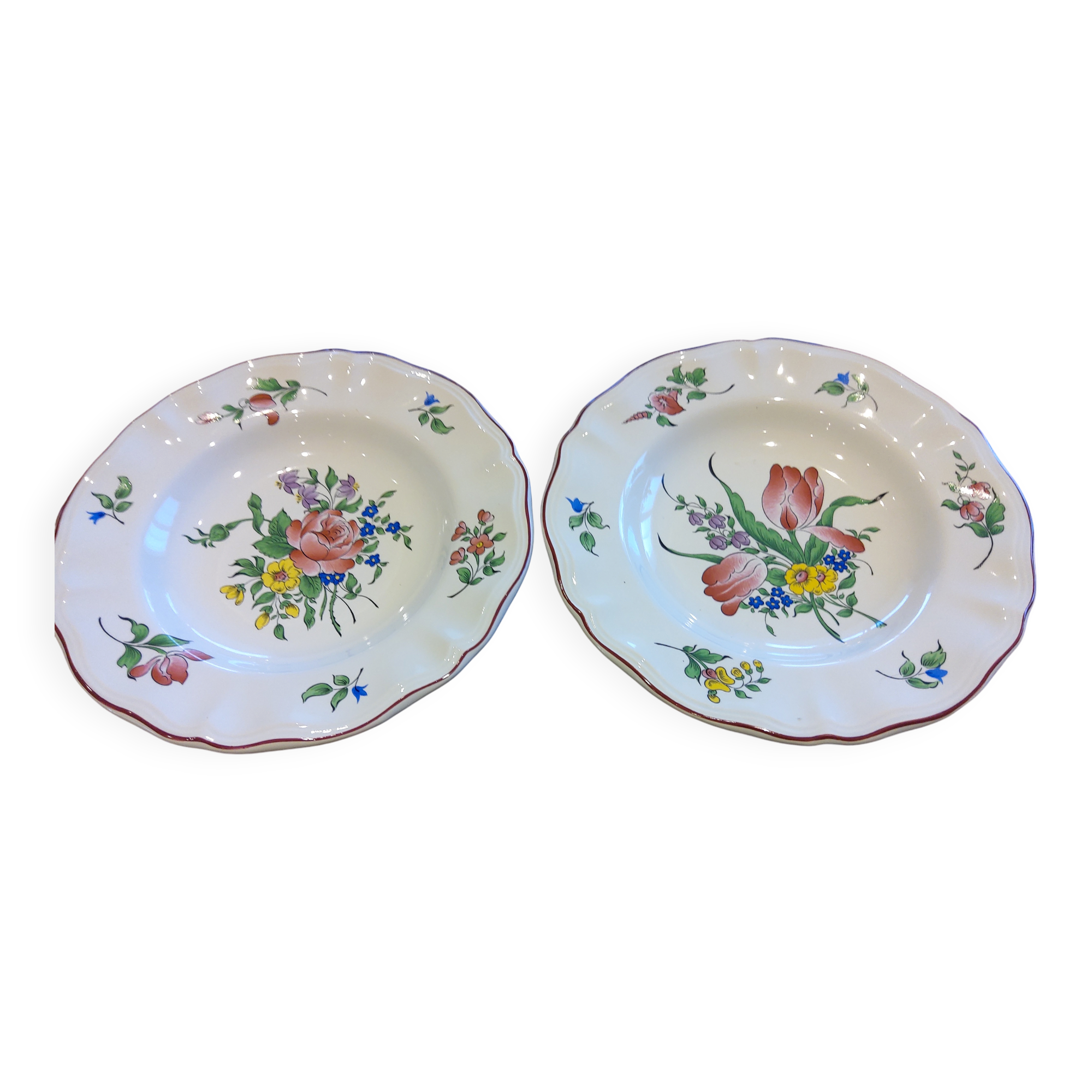 6 deep plates LUNEVILLE