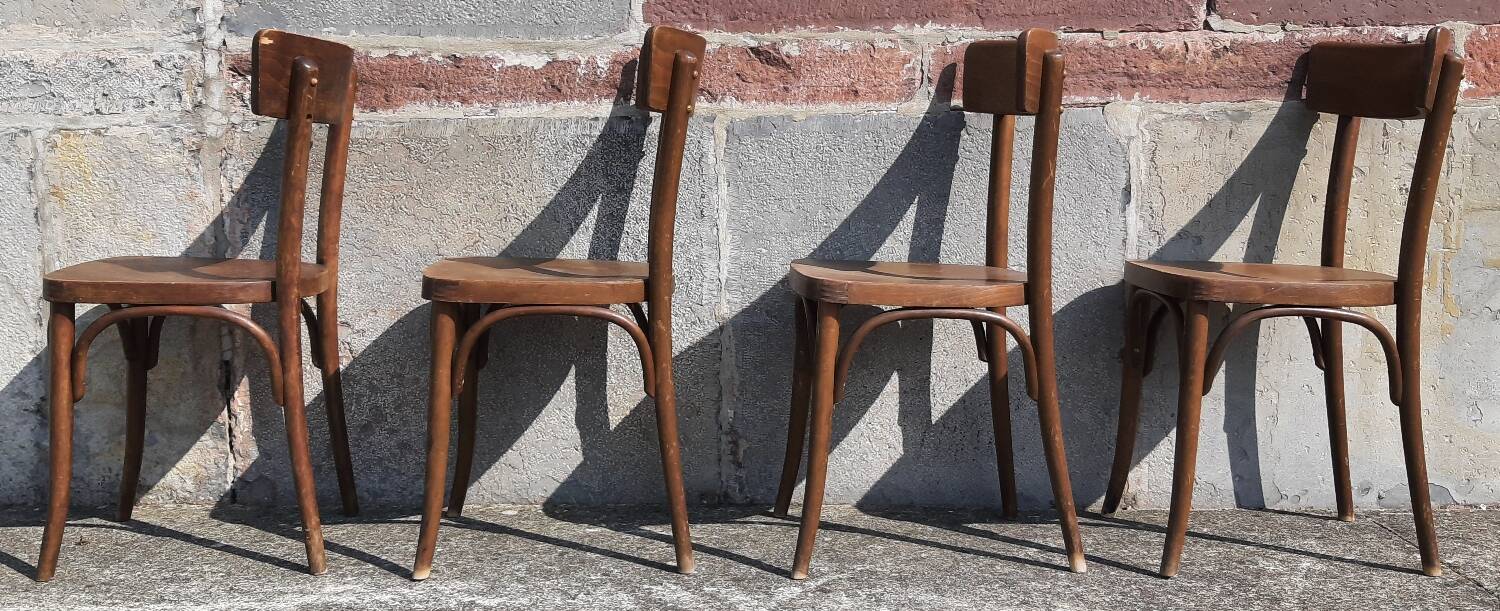 Thonet bistro chairs (set of 4)