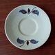 Vintage floral pattern stoneware coffee set, Saint-Amand Sologne earthenware