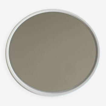 Miroir vintage émaillé blanc par Alape