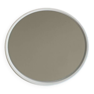 Miroir vintage émaillé blanc par Alape