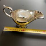 Silver metal saucepan