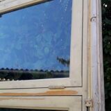 Wooden canopy 3 windows with bellows and abbatant