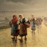 Signed painting, 20th century