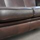 Unique sheepskin 3-seater sofa with deep colours and a distinctive design