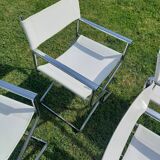 4 fauteuils cuir charme vintage metteur en scène