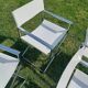 4 vintage charm leather director's armchairs