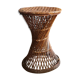 Diabolo model vintage rattan stool