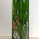 Large enamelled glass vase