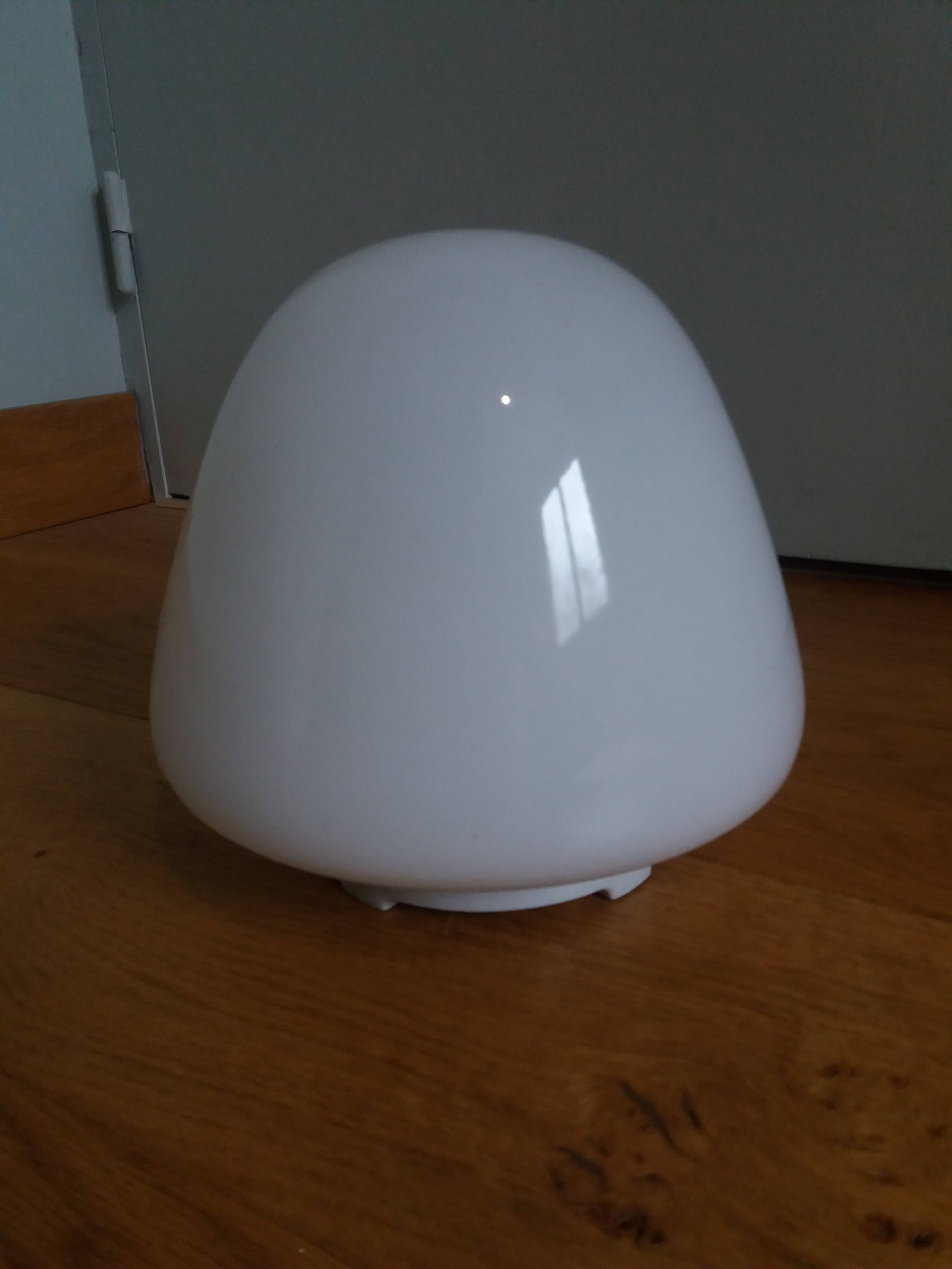 Opaline glass wall lamp