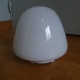 Opaline glass wall lamp