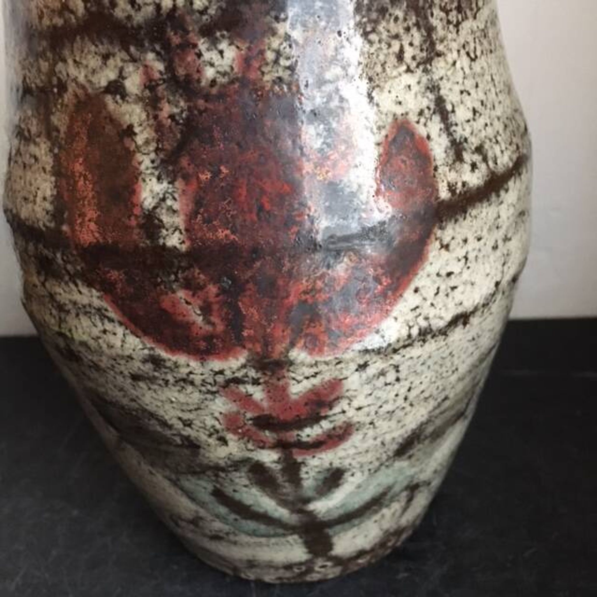 Vase by Gustave Reynaud & Jean Derval, Le Mûrier workshop, Vallauris, 1960
