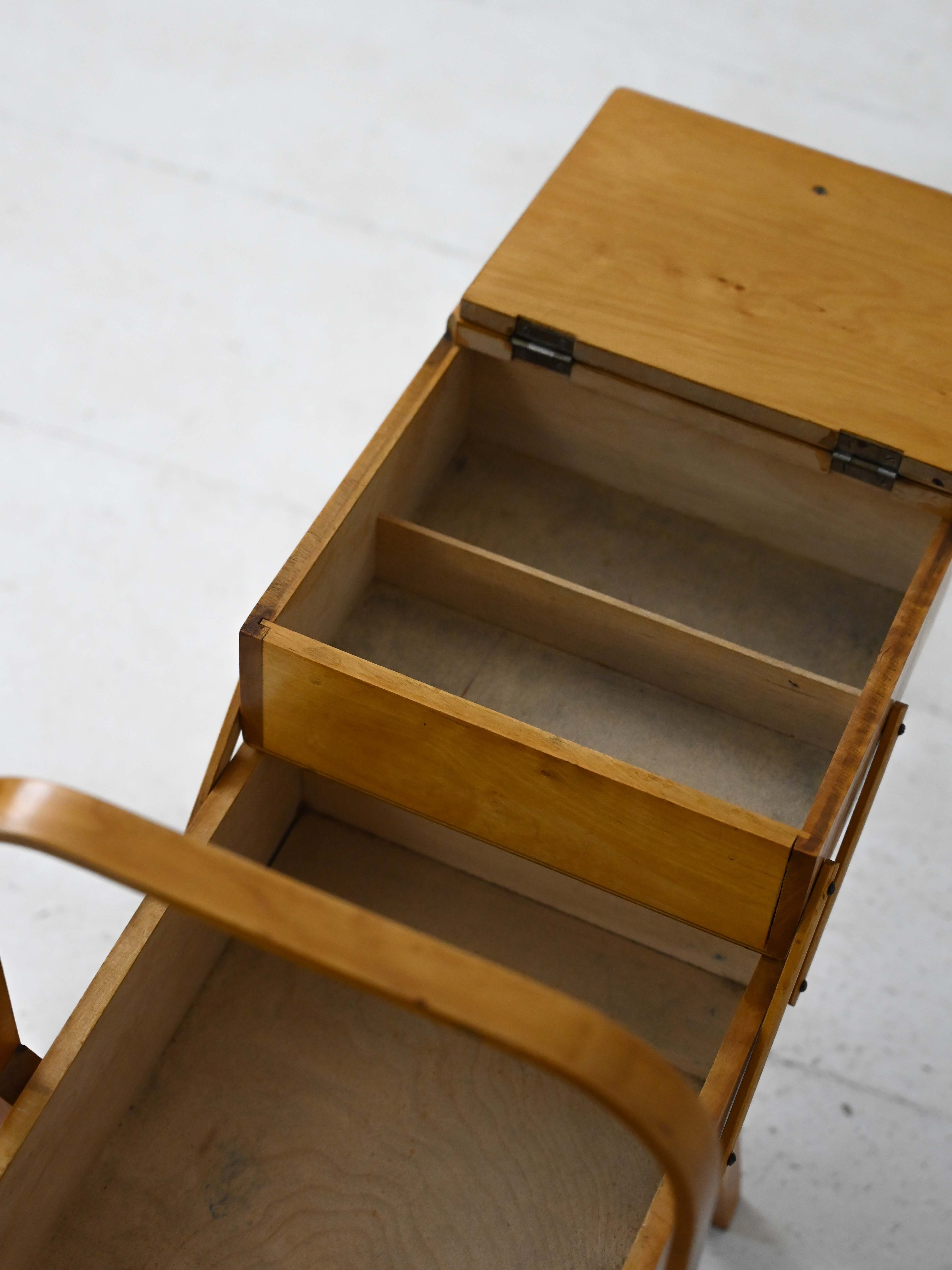 Scandinavian sewing basket