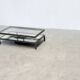 Rare Maison Jansen (attr.) sliding coffee table with bottle holder