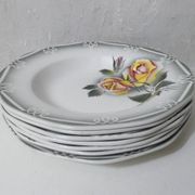 Digoin sarreguemines 7 assiettes creuses odile