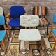 Set of 6 mismatched 1960s Scandinavian chairs