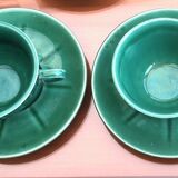 Set of 5 cups of coffee from the 60s