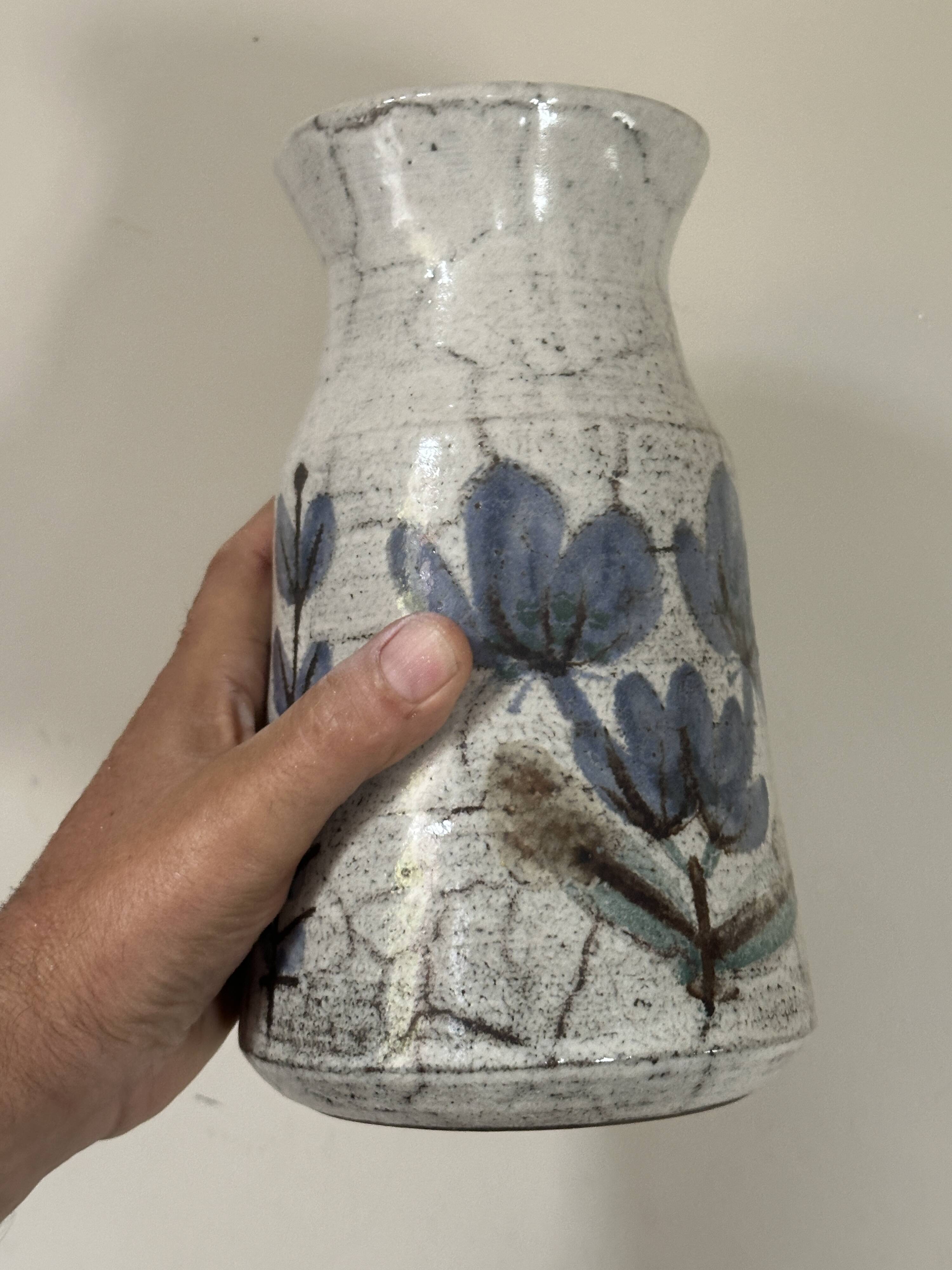 Vase céramique Gustave Raynaud vintage années 60