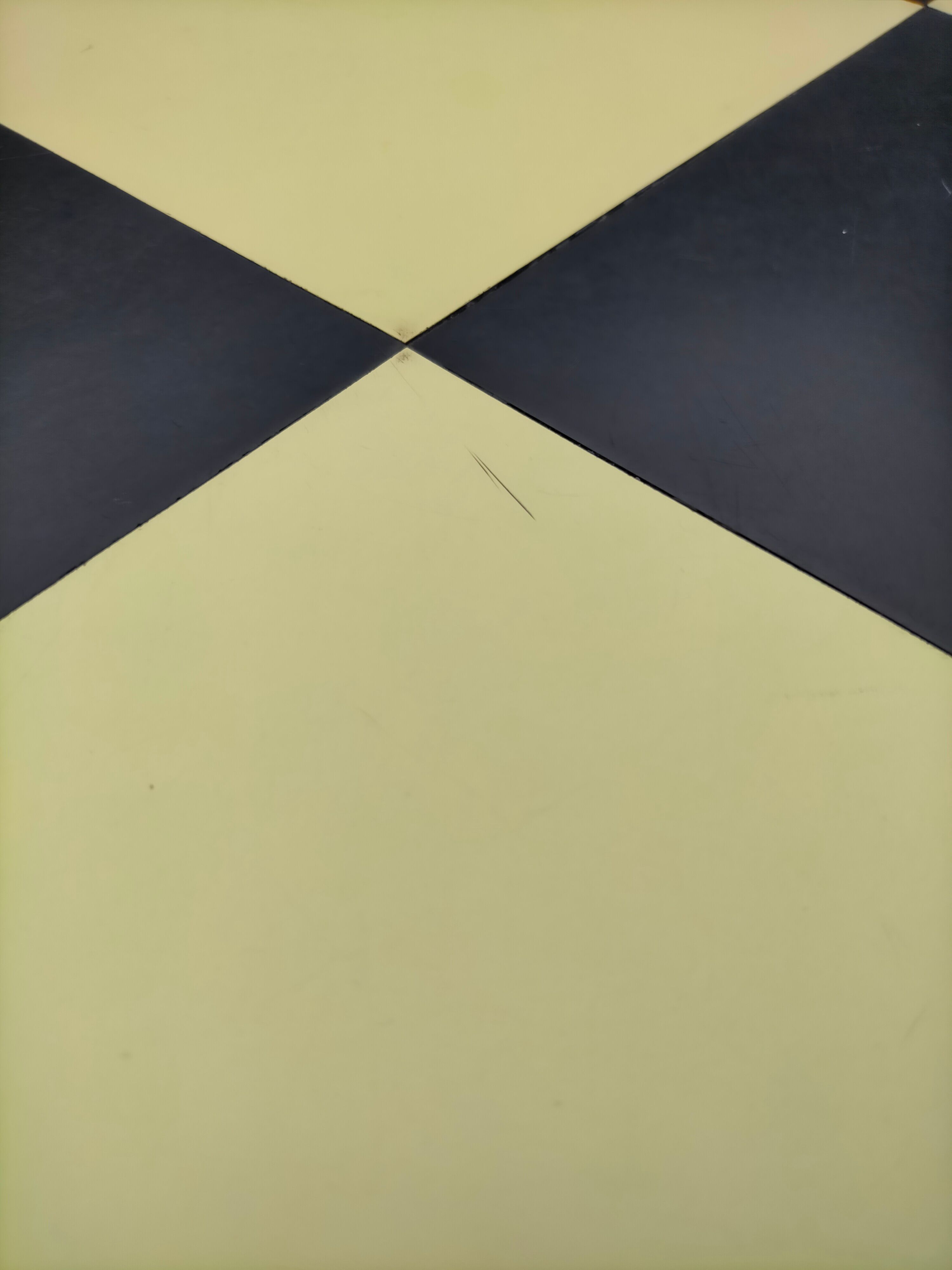 Scandinavian coffee table with chessboard checkerboard pattern