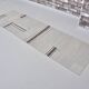 Decorative White And Black Hemp Kilim Rug sku 3803