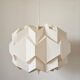 Rare large pendant from the mid-century, Le Klint style, Denmark, 1970