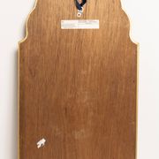 Vintage medium gold mirror mid-century, Belgium, 2000s