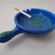 Vintage Italian 9814/13 Ceramic Ashtray by Aldo Londi for Bitossi, 1960s