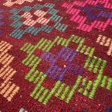 Vintage turkish kilim rug ,  136 x 76 cm