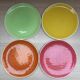 Vintage lot of 4 dessert plates Salins Deauville