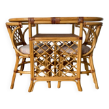 Rattan table and chairs set
