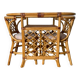 Rattan table and chairs set