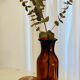 Amber glass jar