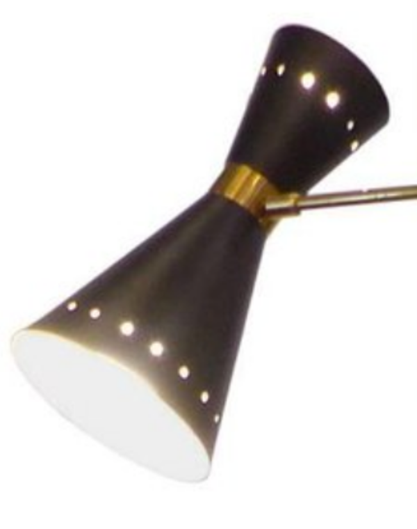 Lampadaire dans le style des créations italiennes des années 50