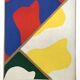 Claude Viallat, Sénanque Abbey, Gordes, 1978. original poster in screen printing on kraft