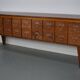 Vintage Dutch Oak Apothecary Sideboard / Filing Cabinet, 1950s