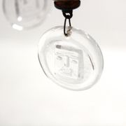 Glass chandelier, Erik Höglund, For Boda Glasbruk & Smide, Sweden, 1970
