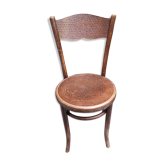 Chaise bois courbé Fischel vers 1900