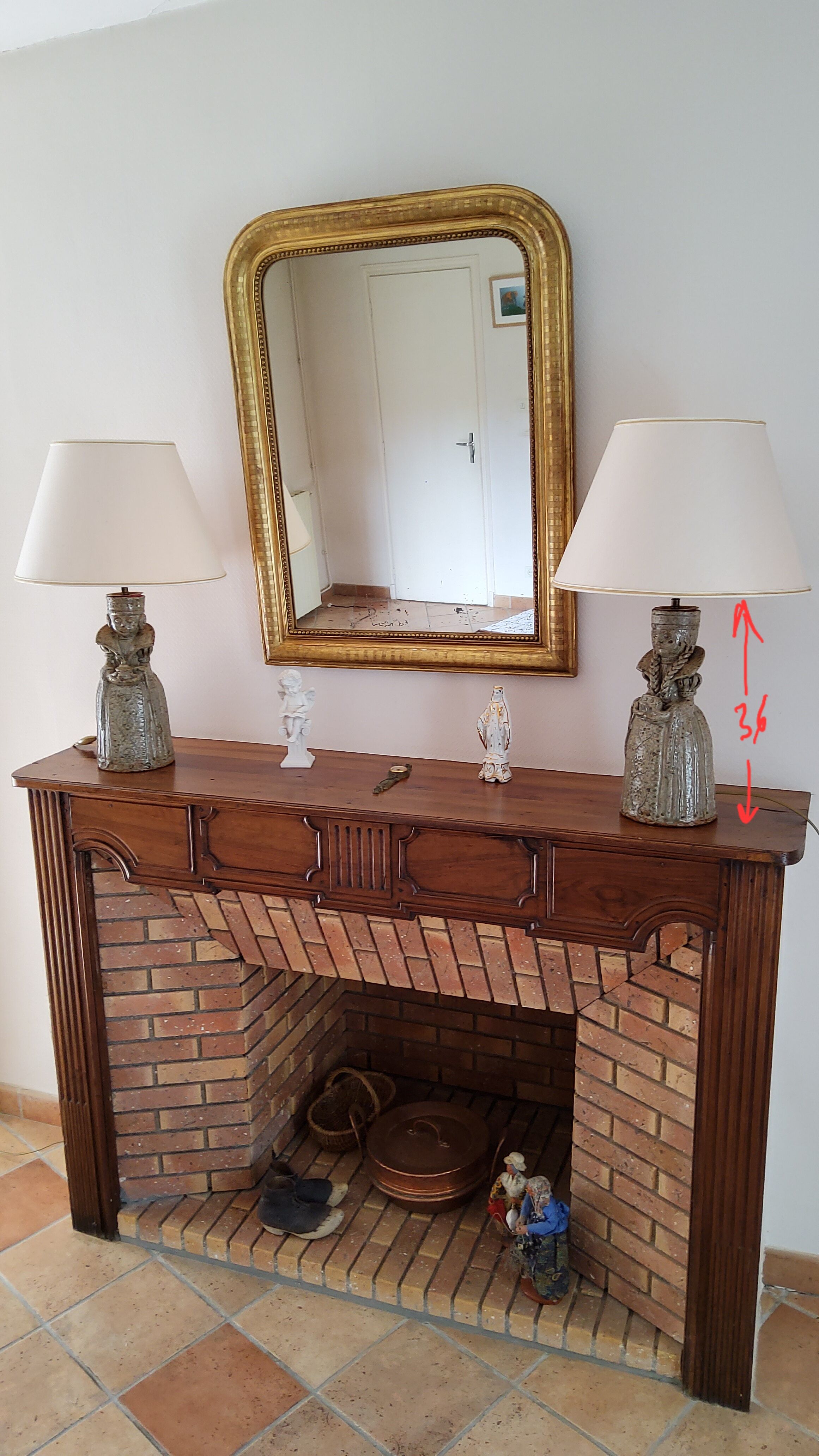 Unique pottery lamps