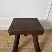 Brutalist tripod stool