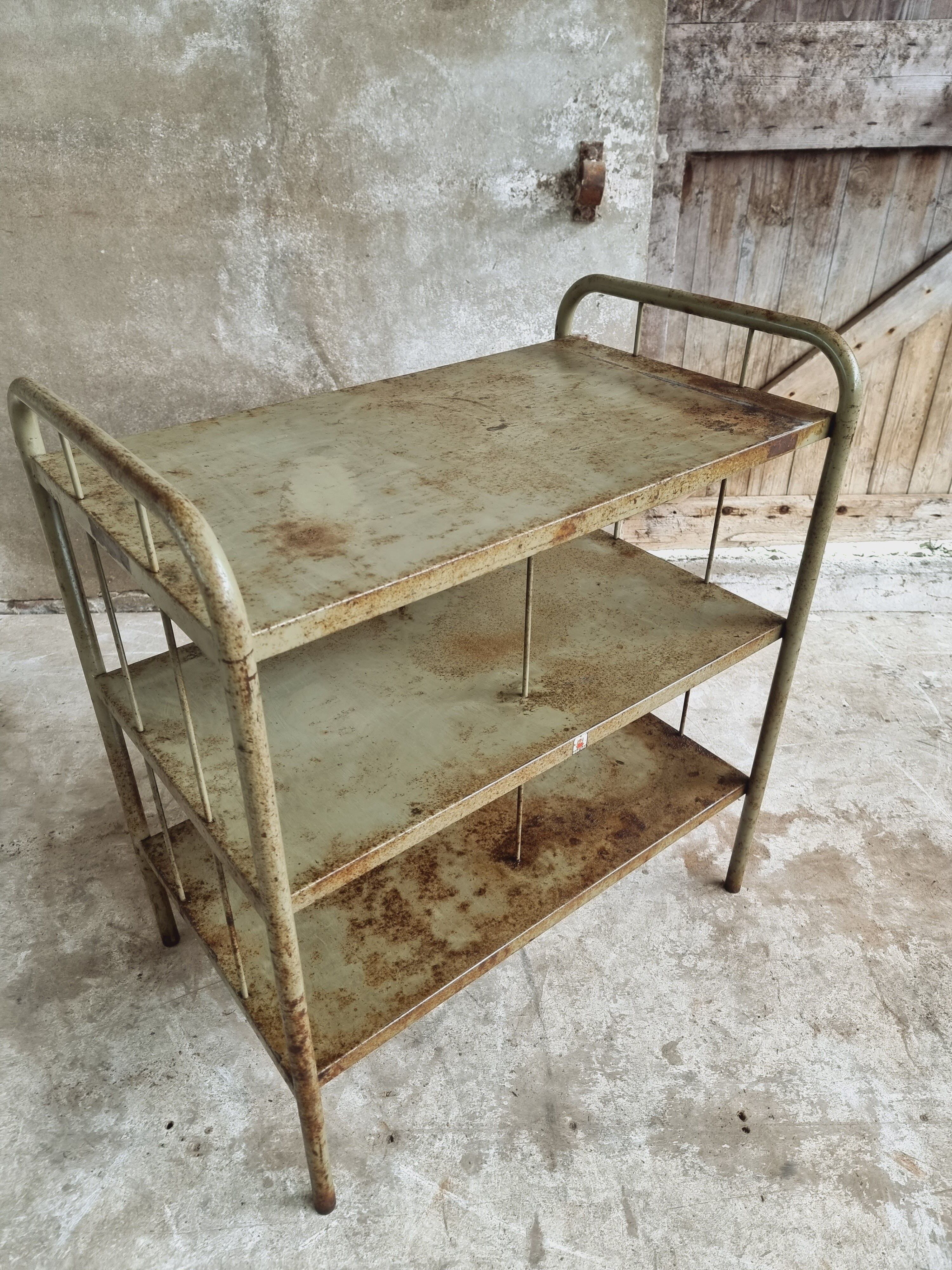 Industrial sidetable shelving rack bathroom furniture