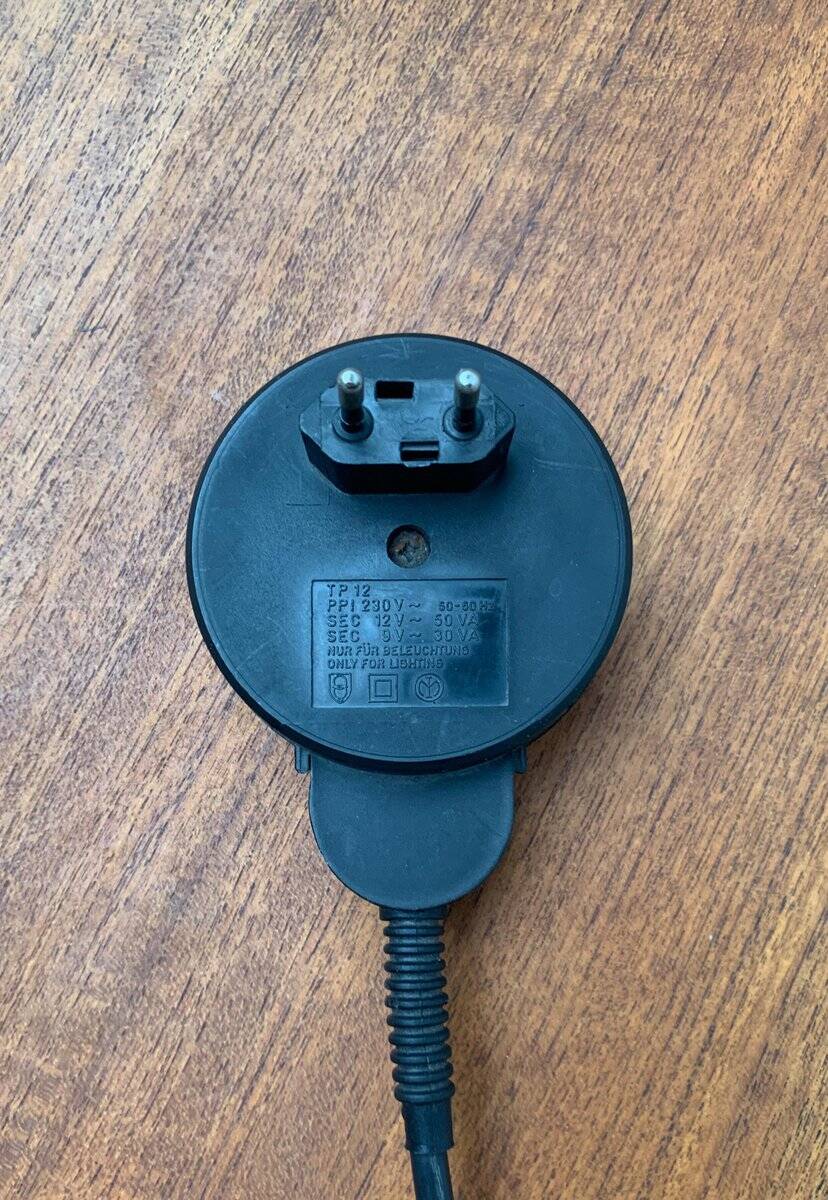 Postmodern glass mushroom table lamp, Italy