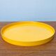 Yellow Melamine Plateau, Space Era, Mid-Century Swedish, 1960s