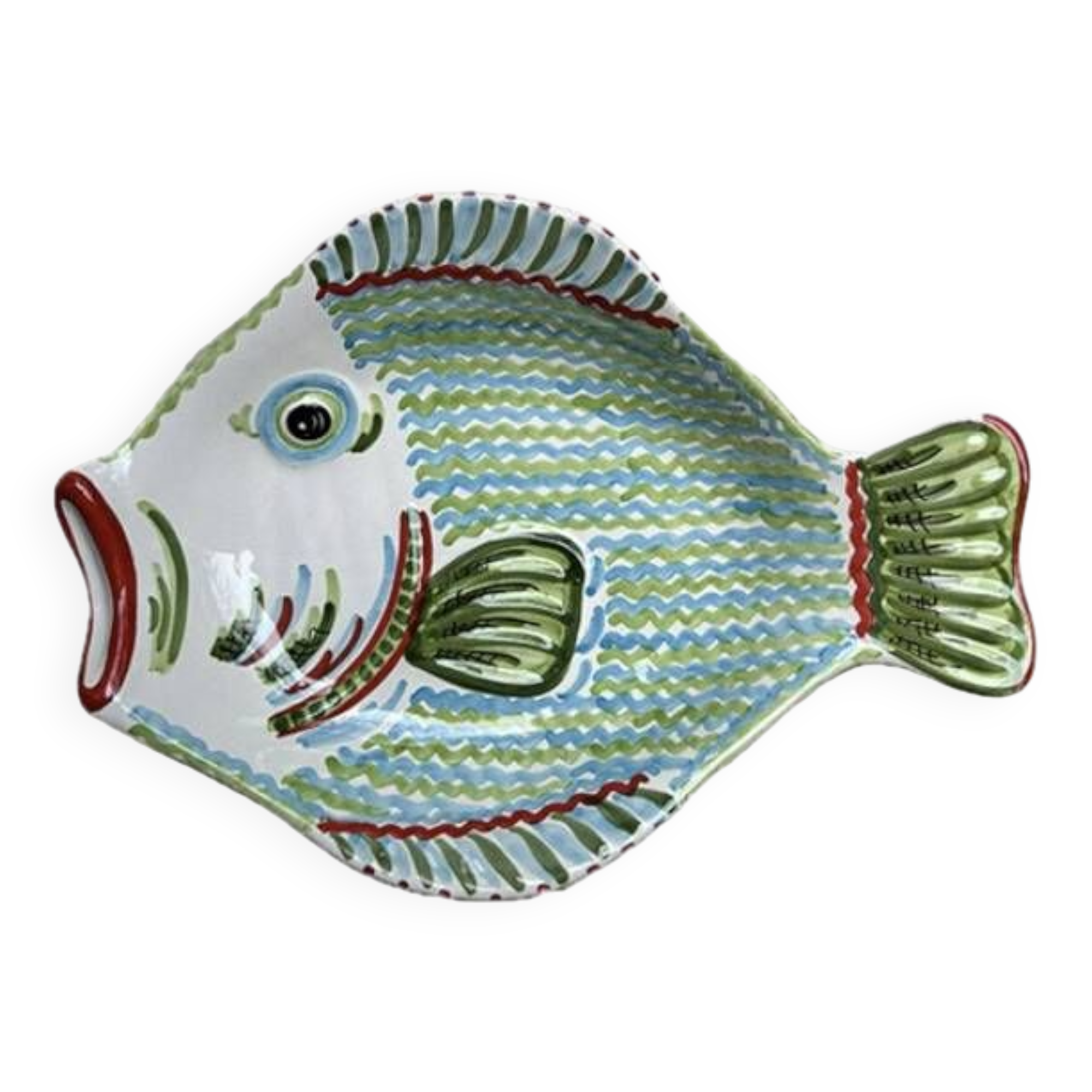 Large hollow portofino fish dish