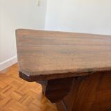 Grand coffre ancien en chêne massif – XIXe – belle patine d’origine