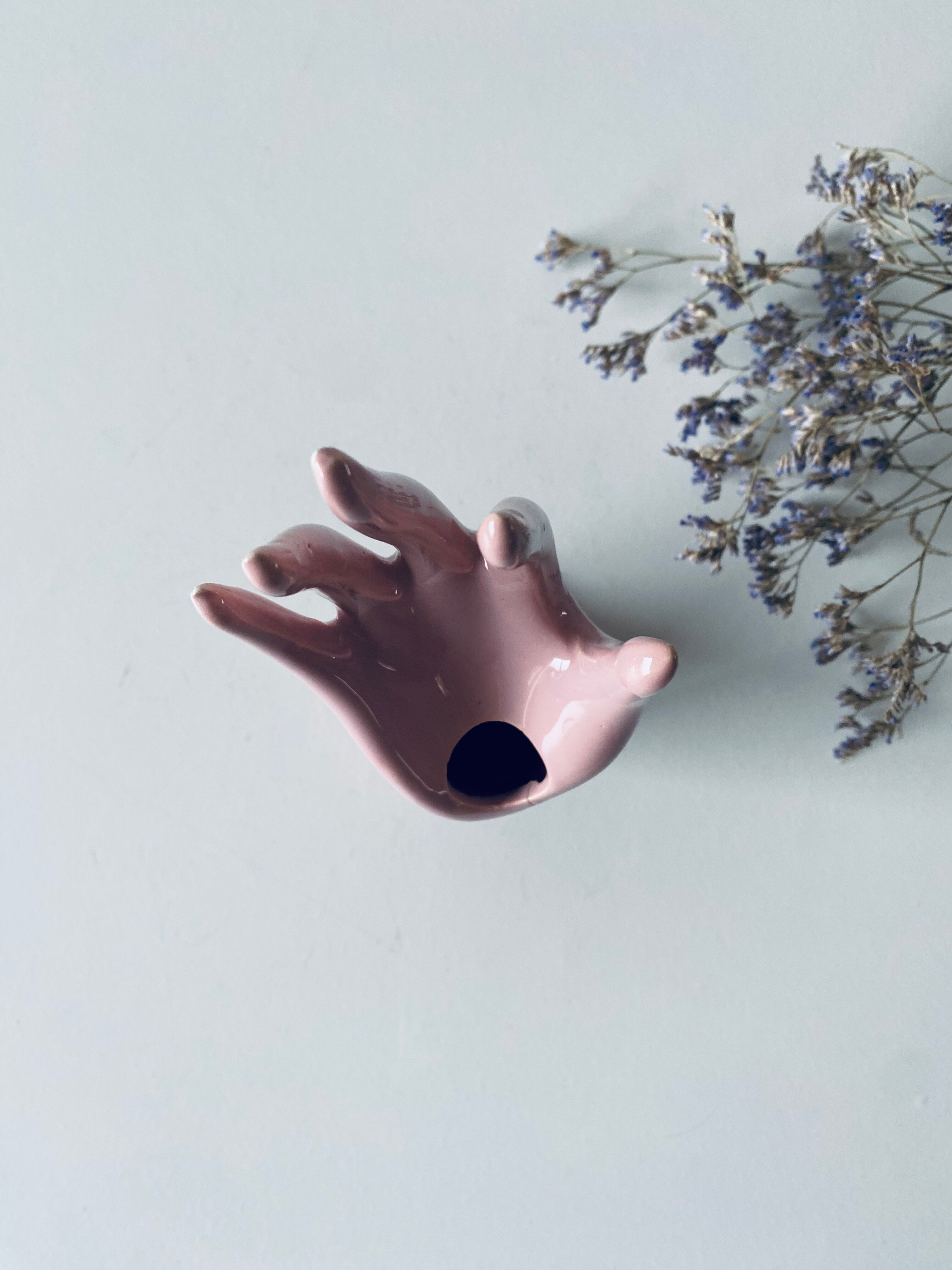 Ceramic vase and jewelry holder