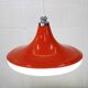 Lampe vintage de Massive Belgium, couleur orange/blanc/chrome - Belgique 1977