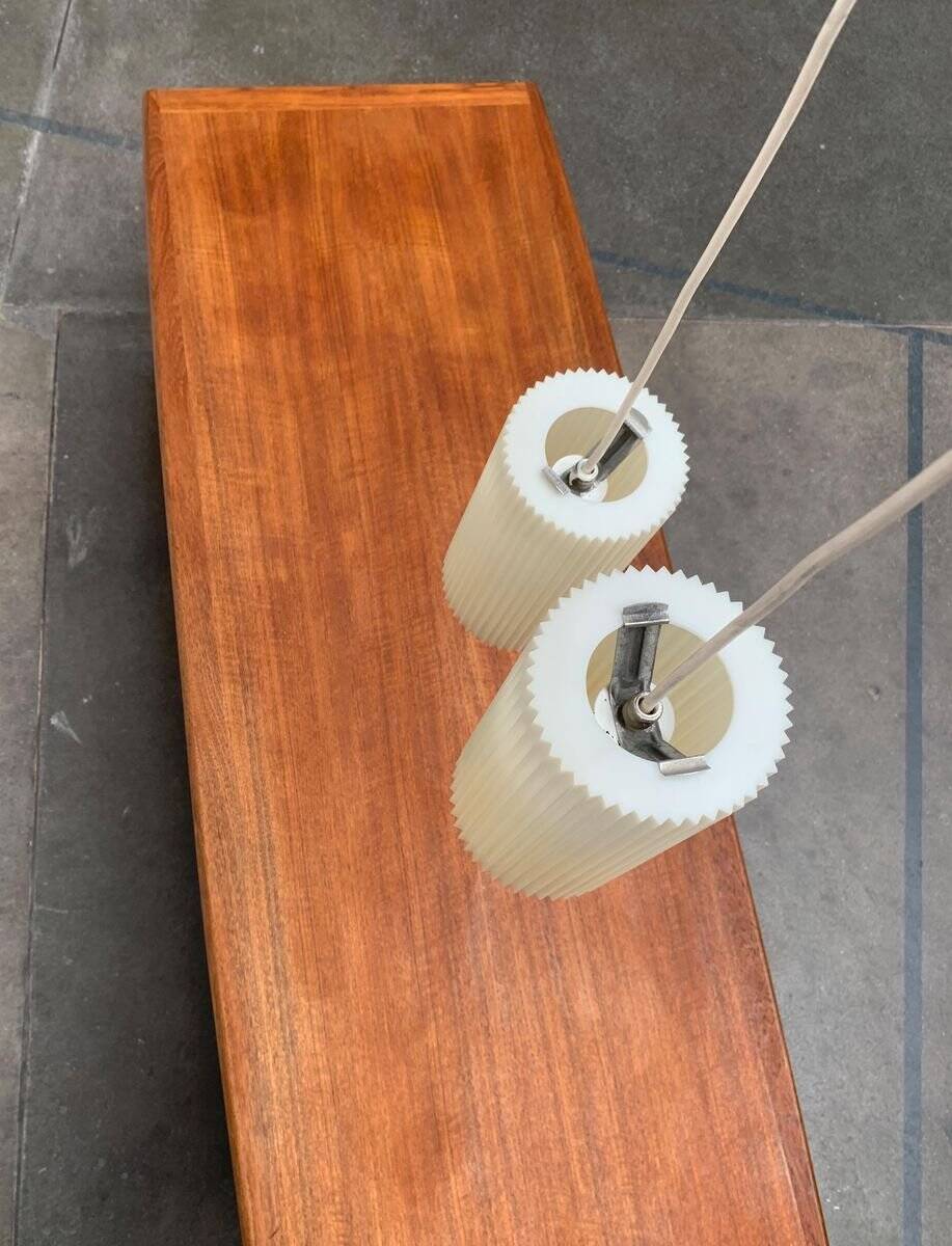Modern mid-century German plastic suspension by Erco.