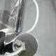 Lampe de bureau aluminium brossé design 70's