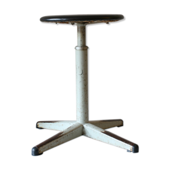 Adjustable stool 60s metal